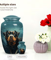Rottweiler Pet Customized Cremation Urn for Ashes - Small Pet Urn