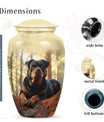Rottweiler Dog Cremation Urn for Ashes – Pet Memorial Urn