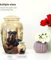 Rottweiler Dog Cremation Urn for Ashes – Pet Memorial Urn