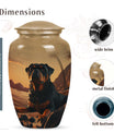 Rottweiler Dog Cremation Urn for Ashes - Pet Urns for Large Dogs