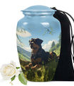 Rottweiler Dog Cremation Urn for Pet Ashes - Pet Ash Memorial