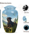 Rottweiler Dog Cremation Urn for Pet Ashes - Pet Ash Memorial
