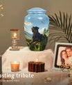 Rottweiler Dog Cremation Urn for Pet Ashes - Pet Ash Memorial