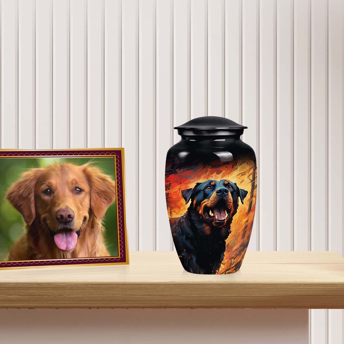 Personalized Dog Cremation Urn for Pet Ashes -  Yatskia