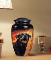 Rottweiler Dog Cremation Urn for Ashes - Memorial Urn for Pet