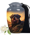 Rottweiler Dog Cremation Urn for Pet Ashes - Large Pet Urns