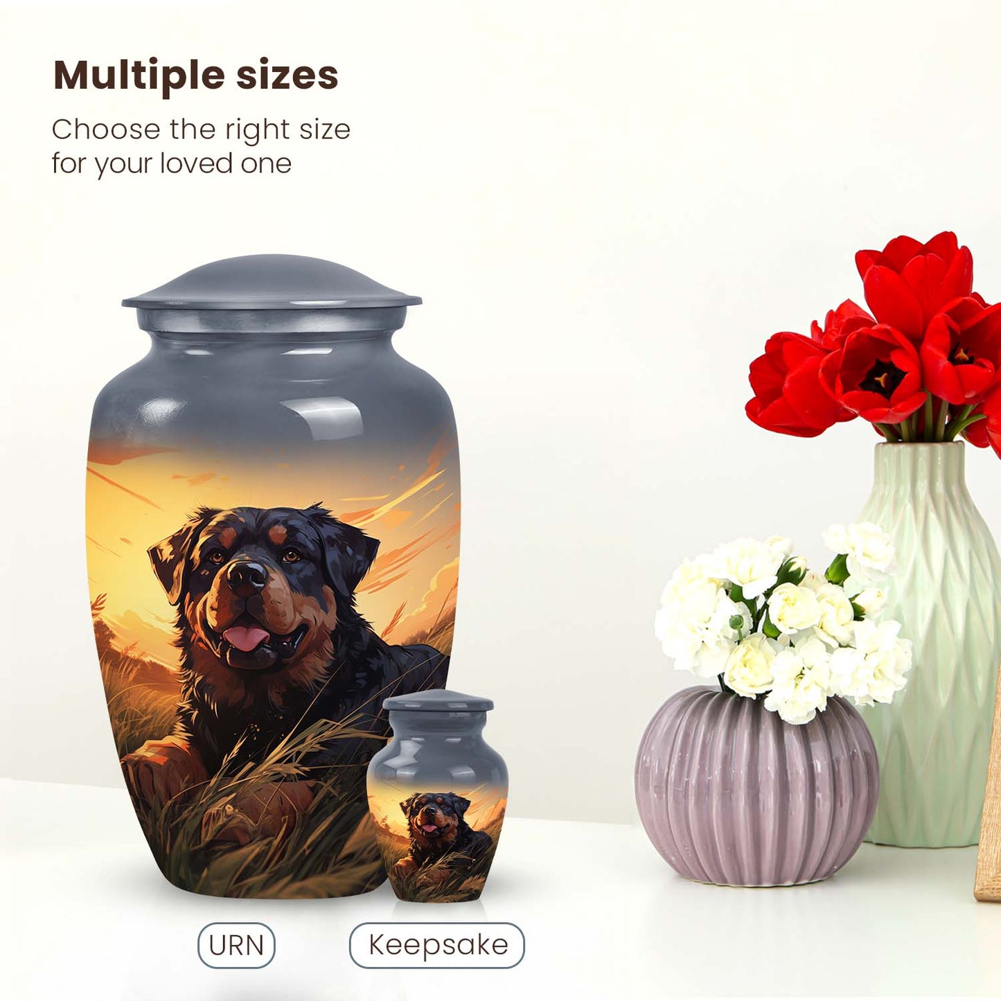 Personalized Dog Cremation Urn for Pet Ashes - Yatskia