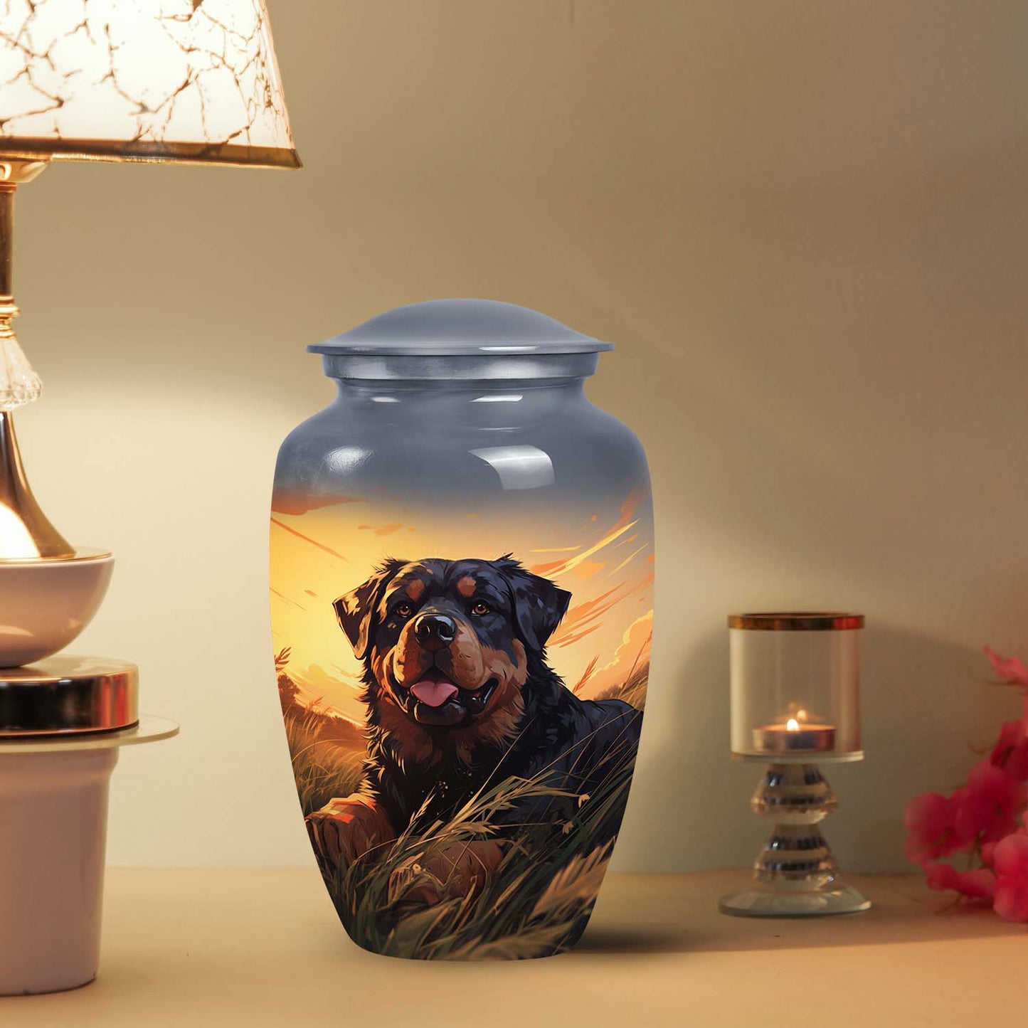Personalized Dog Cremation Urn for Pet Ashes - Yatskia