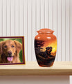 Rottweiler Dog Memorial Urn for Ashes - Modern Pet Urns