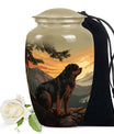 Rottweiler Dog Cremation Urn for Pet Ashes - Pet Keepsake