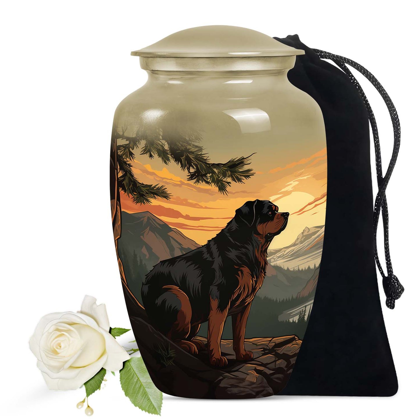 Personalized Dog Keepsake Urn for Pet Ashes -  Yatskia