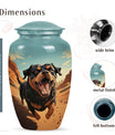 Rottweiler Dog Pet Cremation Urn for Ashes - Small Pet Urn