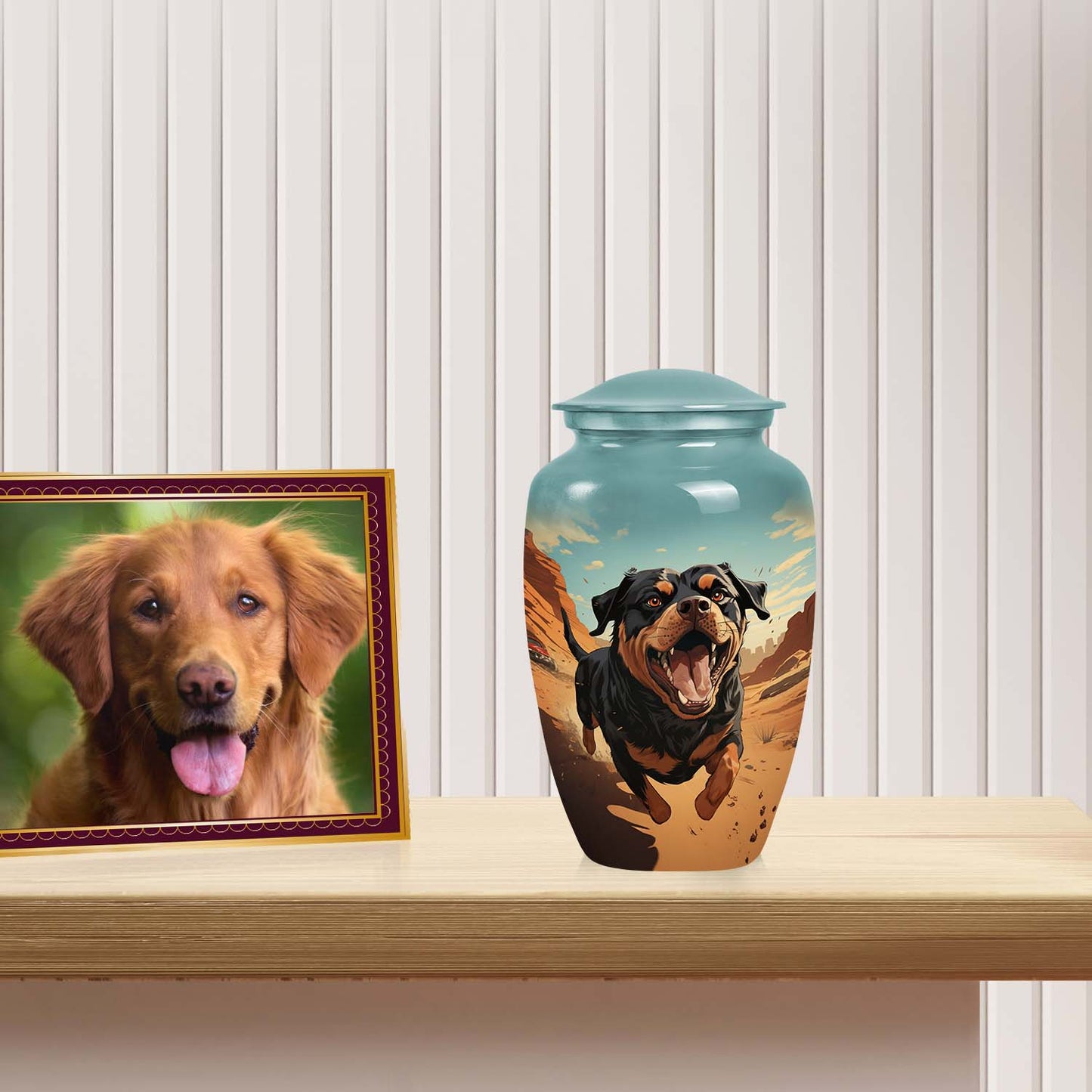 Personalized Dog Keepsake Urn for Pet Ashes -  Yatskia