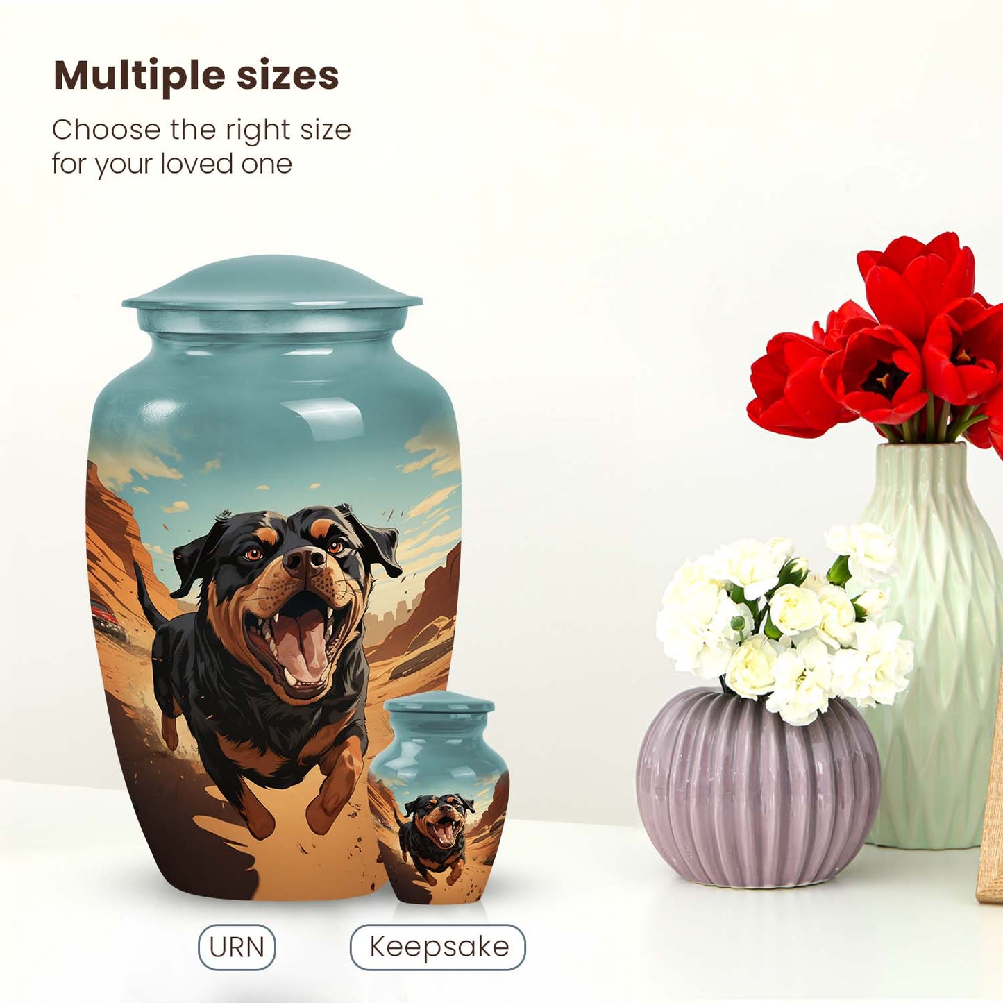 Personalized Dog Keepsake Urn for Pet Ashes -  Yatskia