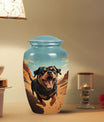 Rottweiler Dog Pet Cremation Urn for Ashes - Small Pet Urn