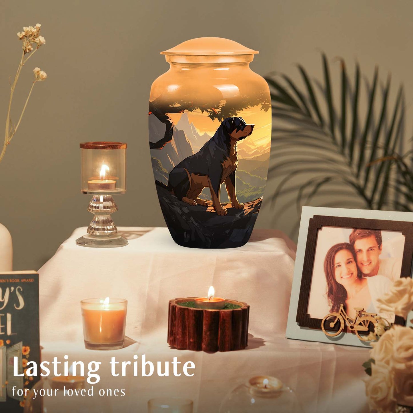 Personalized Dog Cremation Urn for Pet Ashes -  Yatskia