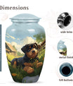 Rottweiler Pet Cremation Urn for Cremated Ashes -Small Pet Urns for Dogs