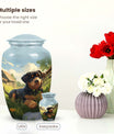 Rottweiler Pet Cremation Urn for Cremated Ashes -Small Pet Urns for Dogs