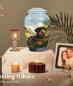 Rottweiler Pet Cremation Urn for Cremated Ashes -Small Pet Urns for Dogs
