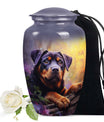 Rottweiler Puppy Pet Cremation Urn for Ashes - Pet Memorial Urns