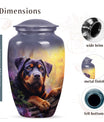 Rottweiler Puppy Pet Cremation Urn for Ashes - Pet Memorial Urns