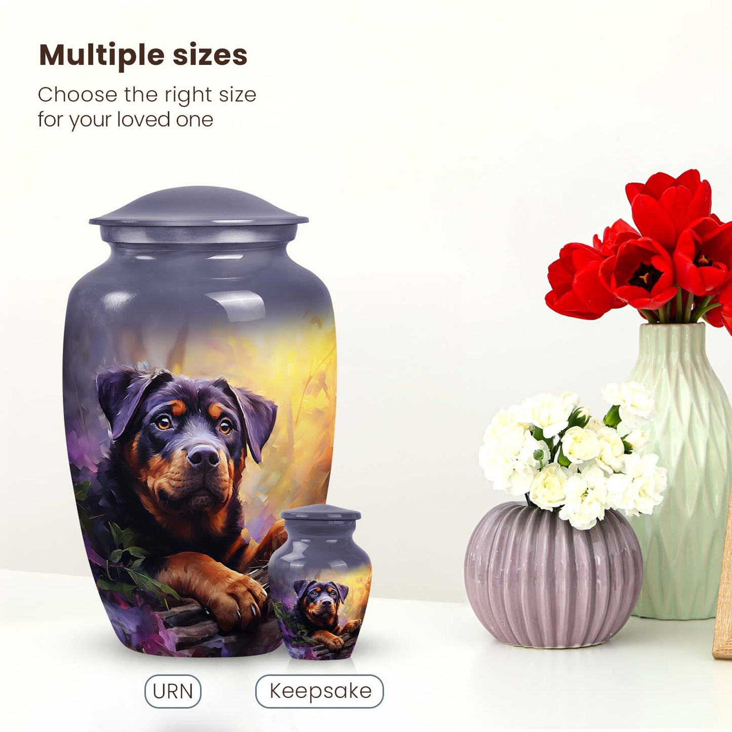 Personalized Dog Cremation Urn for Pet Ashes - Yatskia