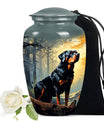 Rottweiler Cremation Urn for Pet Ashes – Forest Dog Memorial Urn