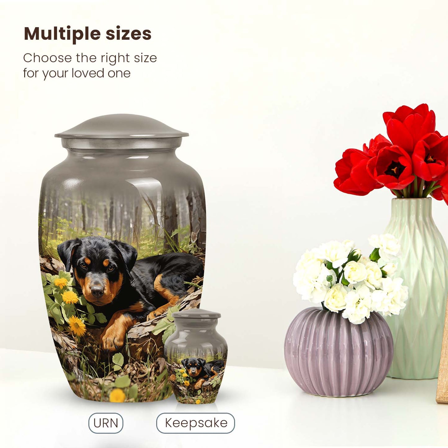 Personalized Dog Cremation Urn for Pet Ashes - Yatskia