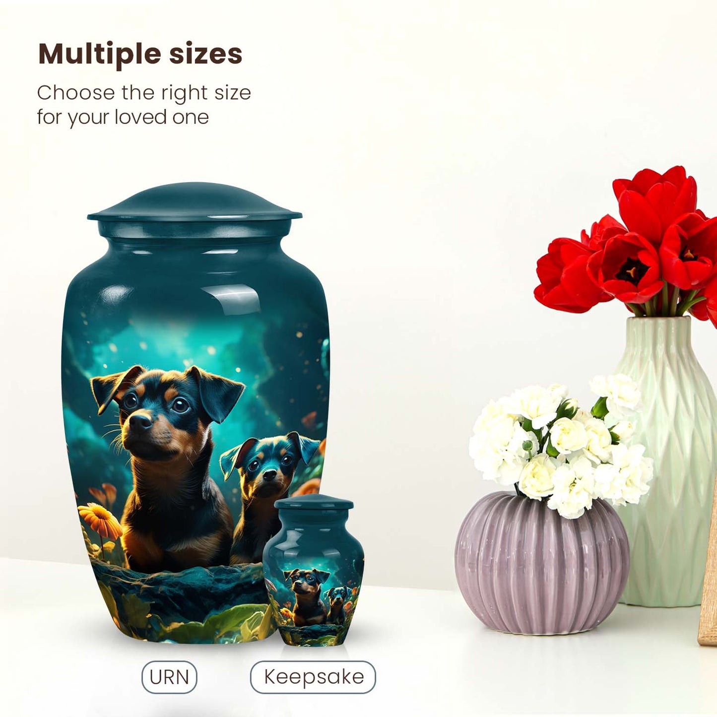 Personalized Dog Cremation Urn for Pet Ashes - Yatskia