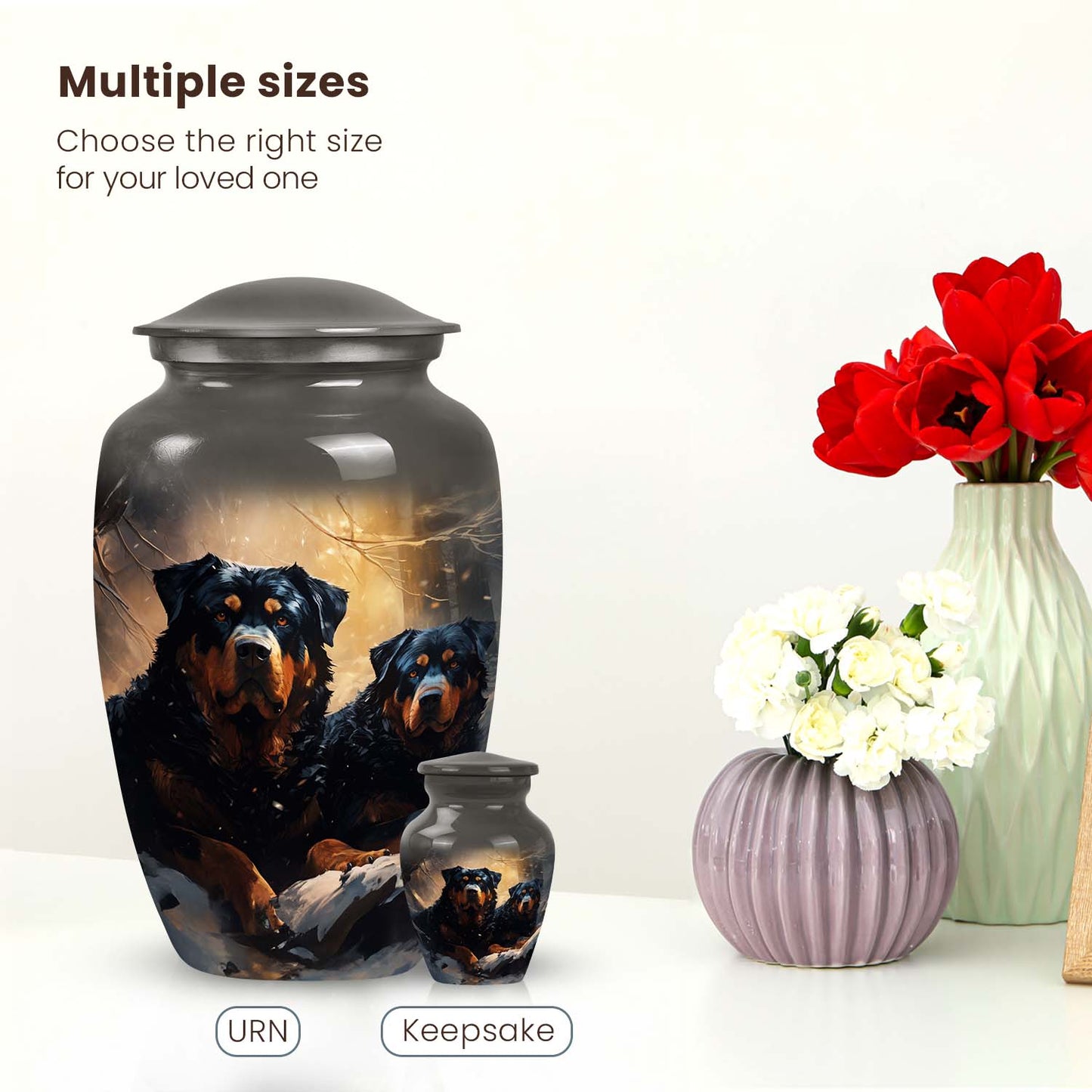 Personalized Dog Cremation Urn for Pet Ashes - Yatskia