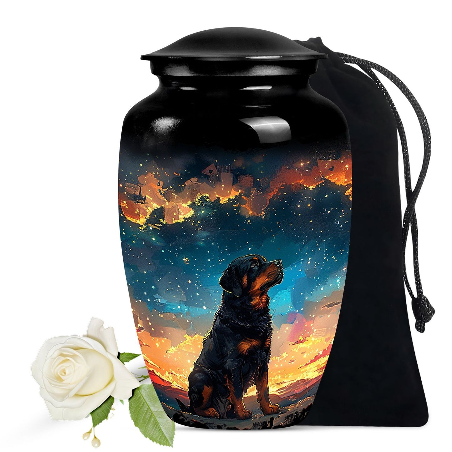 Personalized Dog Cremation Urn for Pet Ashes -  Yatskia