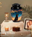 Rottweiler Cremation Urn for Pet Ashes - Dog Memorials and Keepsakes