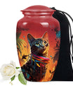 Colorful Bengal Cat Urn for Beloved Pet - Custom Pet Urns for Cats