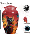Colorful Bengal Cat Urn for Beloved Pet - Custom Pet Urns for Cats