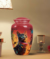 Colorful Bengal Cat Urn for Beloved Pet - Custom Pet Urns for Cats