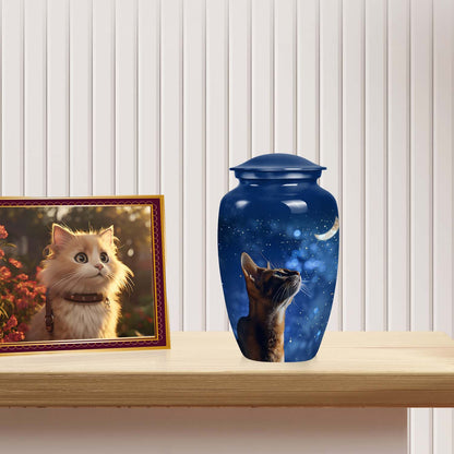 Personalized Pet Cremation Urn for Pet Ashes - 6-inch, 50 cu in - Yatskia