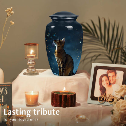Personalized Pet Cremation Urn for Pet Ashes - 6-inch, 40 cu in - Yatskia