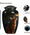 Cat Cremation Urn for Pet Ashes - Affordable Pet Urns for Cats