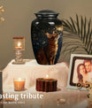 Cat Cremation Urn for Pet Ashes - Affordable Pet Urns for Cats
