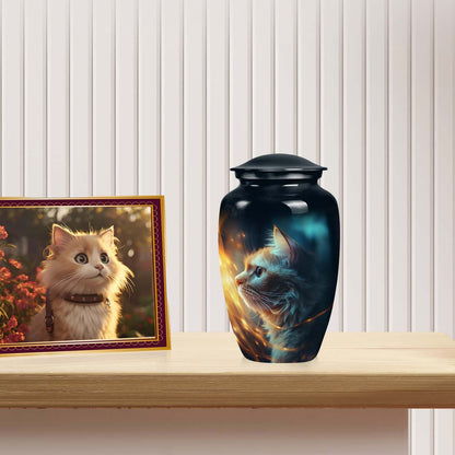 Personalized Cat Cremation Urn for Pet Ashes -  Yatskia