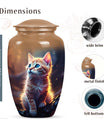 Ginger Cat Urn for Beloved Pet - Cremation Urns for Cats