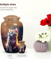 Ginger Cat Urn for Beloved Pet - Cremation Urns for Cats